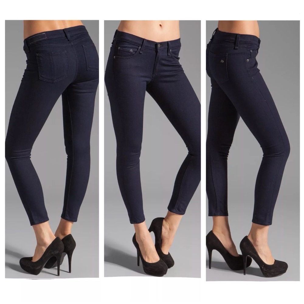 Rag & Bone Jean 29 Capri Skinny Indigo Denim Jeans